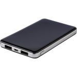 Li-polimer powerbank, 5000mAh, fekete (7083-01)