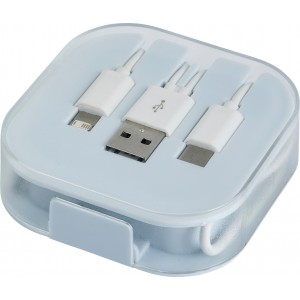 USB tltkbel szett, fehr (vezetk, eloszt, adapter, kbel)